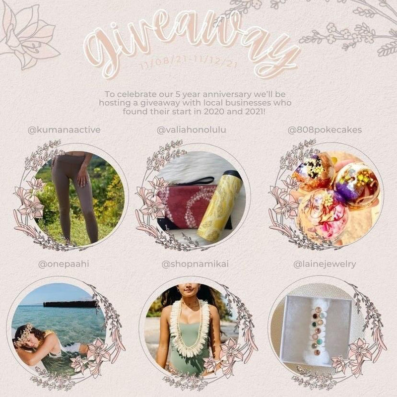 Celebrating Small Businesses: Our 5 Year Anniversary Giveaway