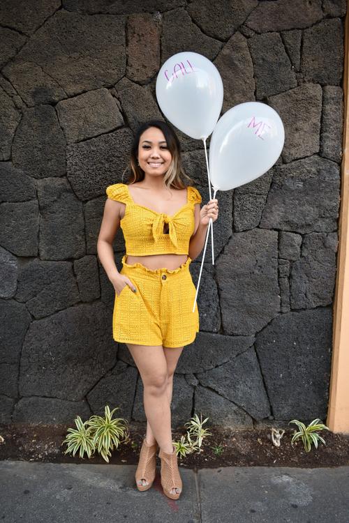 Avalon Mustard Shorts - Valia Honolulu